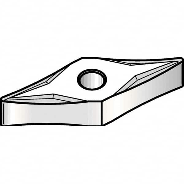 Kennametal - VNMP332 K Grade KCP10B Carbide Turning Insert - TiOCN Finish, 35° Diamond, 3/8" Inscr Circle, 3/16" Thick, 1/32" Corner Radius - A1 Tooling