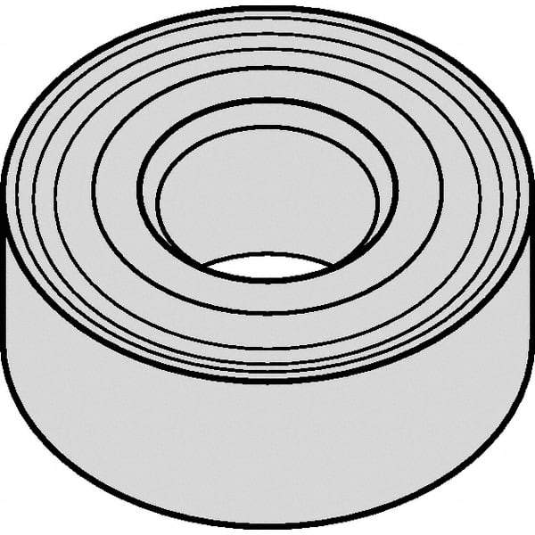 Kennametal - RNMG64 Grade KCP25 Carbide Turning Insert - TiCN/Al2O3 Finish, Round, 3/4" Inscr Circle, 1/4" Thick - A1 Tooling