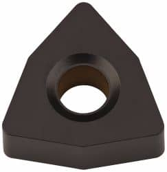 Kennametal - WNMA332 Grade KCK15 Carbide Turning Insert - TiCN/Al2O3 Finish, 80° Trigon, 3/8" Inscr Circle, 3/16" Thick, 1/32" Corner Radius - A1 Tooling