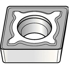 Kennametal - CCMT32.51 MF Grade KCM25B Carbide Turning Insert - 80° Diamond, 3/8" Inscr Circle, 5/32" Thick, 1/64" Corner Radius - A1 Tooling