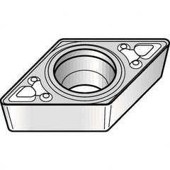 Kennametal - DCMT32.51 MF Grade KCP25B Carbide Turning Insert - TiOCN Finish, 55° Diamond, 3/8" Inscr Circle, 5/32" Thick, 1/64" Corner Radius - A1 Tooling