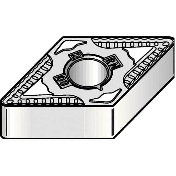 Kennametal - DNMG542 RN Grade KCP10B Carbide Turning Insert - TiOCN Finish, 55° Diamond, 5/8" Inscr Circle, 1/4" Thick, 1/32" Corner Radius - A1 Tooling