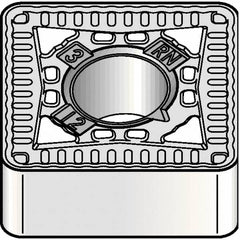 Kennametal - SNMG434 RN Grade KCP25B Carbide Turning Insert - TiCN/Al2O3/TiOCN Finish, 90° Square, 1/2" Inscr Circle, 3/16" Thick, 1/16" Corner Radius - A1 Tooling