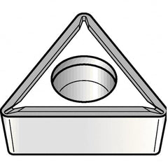 Kennametal - TPMT21.51 LF Grade KCK15B Carbide Turning Insert - TiOCN Finish, 60° Triangle, 1/4" Inscr Circle, 3/32" Thick, 1/64" Corner Radius - A1 Tooling