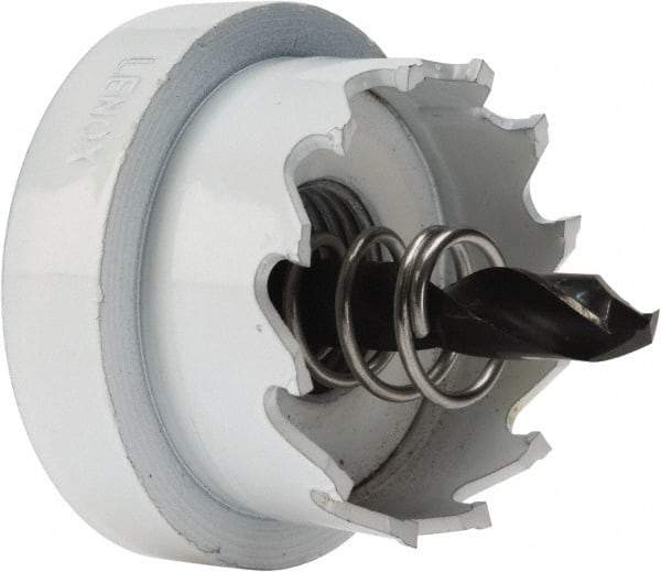 Lenox - 1-3/8" Diam, 1/2" Cutting Depth, Hole Saw - Carbide-Tipped Saw, Toothed Edge - A1 Tooling