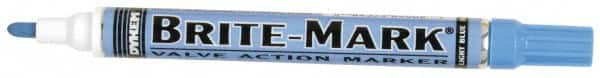 Dykem - Light Blue Oil-Based Paint Marker - Medium Tip, Oil Based - A1 Tooling