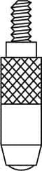 SPI - #4-48 Thread, Feeler (Spherical) Drop Indicator Contact Point - A1 Tooling