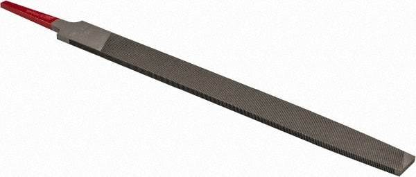 Simonds File - 8" Long, Second Cut, Mill American-Pattern File - Single Cut, Tang - A1 Tooling