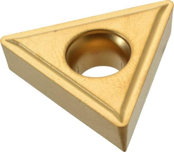 Kennametal - TCMT432 LF Grade KC850 Carbide Turning Insert - TiC/TiCN/TiN Finish, 60° Triangle, 1/2" Inscr Circle, 3/16" Thick, 1/32" Corner Radius - A1 Tooling