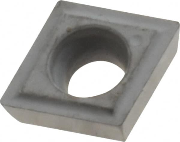 Kennametal - CPGM21.50.5 Grade K68 Carbide Turning Insert - Uncoated, 80° Diamond, 1/4" Inscr Circle, 3/32" Thick, 0.0079" Corner Radius - A1 Tooling