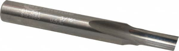 Onsrud - 3/16" Diam, 1/4" Shank Diam, 3/8" Length of Cut, 1 Flute Single Edge Straight Router Bit - 2" Overall Length, Right Hand Cut, Solid Carbide - A1 Tooling