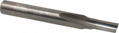 Onsrud - 3/16" Diam, 1/4" Shank Diam, 3/8" Length of Cut, 1 Flute Single Edge Straight Router Bit - 2" Overall Length, Right Hand Cut, Solid Carbide - A1 Tooling