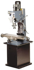 Enco - 1 Phase, 20" Swing, Geared Head Mill Drill Combination - 31-1/2" Table Length x 9-1/2" Table Width, 22" Longitudinal Travel, 7-1/2" Cross Travel, 6 Spindle Speeds, 2 hp, 220 Volts - A1 Tooling