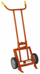 Wesco Industrial Products - 1,000 Lb Load Capacity, 55 Gal Drum Hand Truck - 24-1/2" Wide x 62" High, 2 Wheels - A1 Tooling