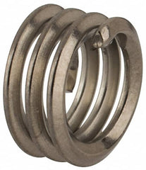 Heli-Coil - 1/4-20 UNC, 1/4" OAL, Free Running Helical Insert - 3-3/8 Free Coils, Tangless, 304 Stainless Steel, Bright Finish, 1D Insert Length - A1 Tooling