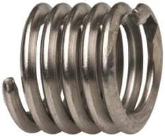 Heli-Coil - 1/4-20 UNC, 3/8" OAL, Free Running Helical Insert - 5-3/4 Free Coils, Tangless, 304 Stainless Steel, Bright Finish, 1-1/2D Insert Length - A1 Tooling