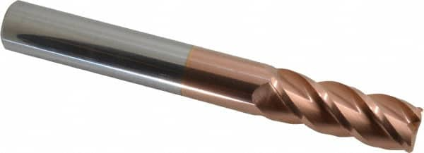 Accupro - 3/4" Diam 4 Flute Solid Carbide 0.09" Corner Radius End Mill - A1 Tooling