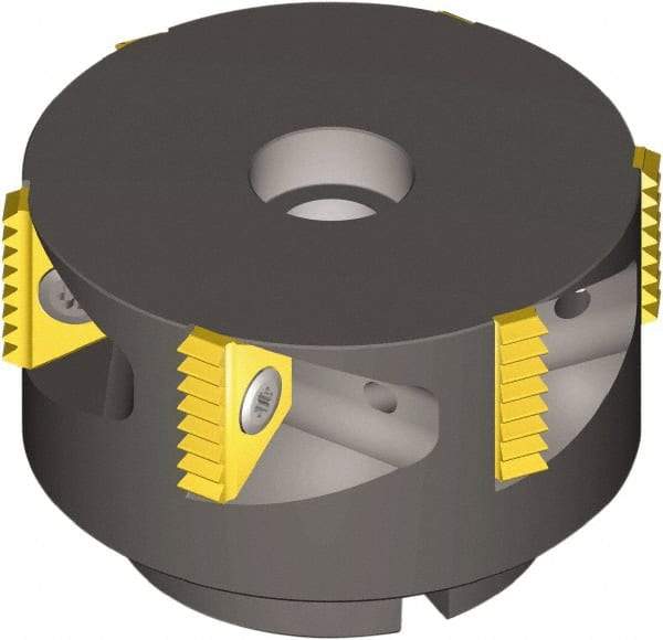 Vargus - 2.48" Cut Diam, 11.811" Max Depth of Cut, 3/4" Arbor Hole Diam, Internal/External Indexable Thread Mill - Insert Style 5, 5/8" Insert Size, 4 Inserts, Toolholder Style TMSH-D, 1.77" OAL - A1 Tooling