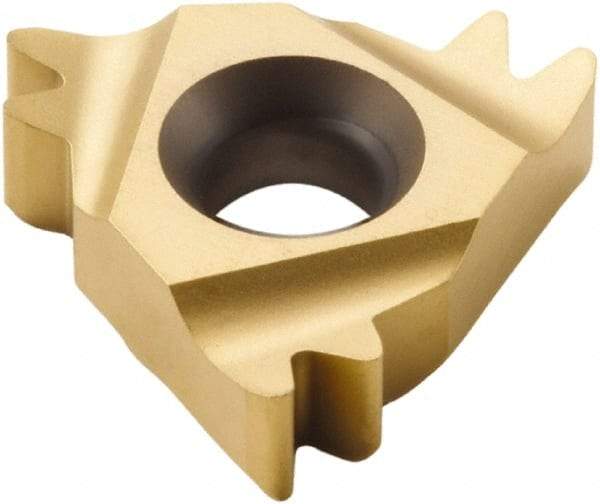 Seco - 16NR Internal Right Hand 11 Whitworth Laydown Threading Insert - Grade CP500, TiAlN/TiN Coated Carbide - A1 Tooling