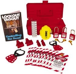 NMC - 30 Piece Electrical Lockout Kit - Comes in Tool Box - A1 Tooling