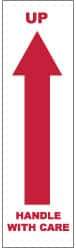 NMC - Up - Handle with Care Shipping Label - 7" High x 2" Wide - A1 Tooling