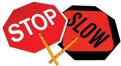 NMC - "Stop", 18" Wide x 18" High, Aluminum Stop & Yield Signs - Octagon, Handheld Mount - A1 Tooling