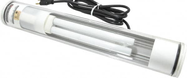 Electrix - 13 NEMA Rated, 18 Watt, Tube Machine Light - Bracket Mount, 9 Ft. Cord, 17 Inch Tube, Integrated Ballast, Black - A1 Tooling