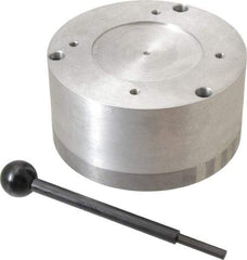 Suburban Tool - Standard Pole Round Permanent Magnetic Rotary Chuck - 5-1/2" Wide x 3" High, Ceramic - A1 Tooling