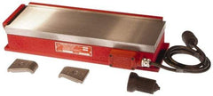 Suburban Tool - 12-1/2" Long x 6" Wide x 3-1/4" High, 56 Watts, Rectangular, Electromagnetic Chuck - 1/8" Pole Width, Longitudinal Pole Alignment - A1 Tooling