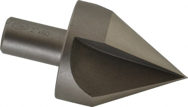 Keo - 2" Head Diam, 3/4" Shank Diam, 3 Flute 60° High Speed Steel Countersink - A1 Tooling