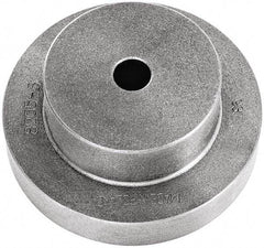 Bison - Adapter Back Plate for 15-3/4" Diam Self Centering Lathe Chucks - 2.76" Through Hole Diam, 9.06mm ID, 16.34" OD, 2.17" Flange Height, Cast Iron - A1 Tooling