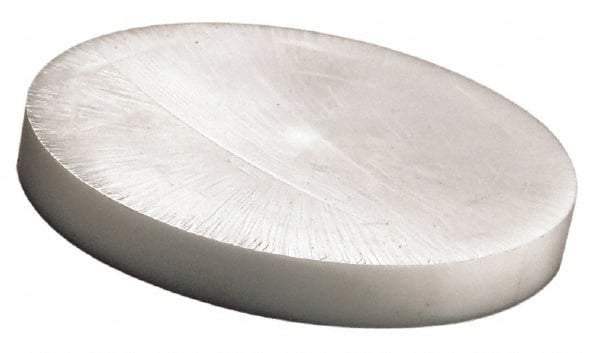 Made in USA - 4 Inch Diameter, 1 Inch Thick, Plastic Disc - Natural, Acetal - A1 Tooling