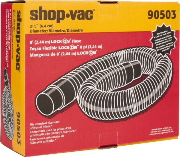 Shop-Vac - 8' Hose Length, 2-1/2" Hose - A1 Tooling