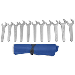 Service Wrench Set: 11 Pc, 19 mm Wrench, Metric 30 ° Head Offset Angle