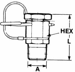 Voss - 1/8 Thread, 6,000 Max psi, NPT and BSPT - 26mm Long, Pressure Tests - A1 Tooling