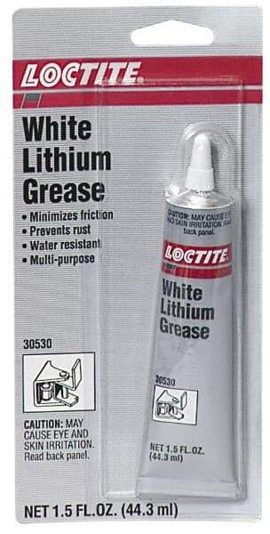 Loctite - 1.5 oz Cartridge Lithium General Purpose Grease - White, 380°F Max Temp, - A1 Tooling