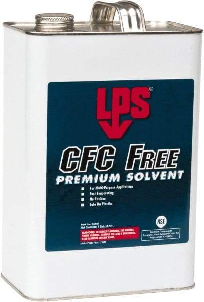 LPS - 1 Gallon Bottle Contact Cleaner - 0°F Flash Point, Flammable, Food Grade, Plastic Safe - A1 Tooling