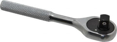 Proto - 3/8" Drive Pear Head Ratchet - Chrome Finish, 5" OAL, 24 Gear Teeth, Miniature/Stubby Head - A1 Tooling