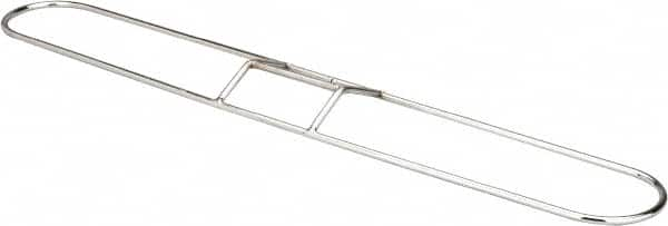 PRO-SOURCE - 24" Long x 3-1/4" Wide Chrome Plated Steel Dust Mop Frame - White, Clip-On - A1 Tooling