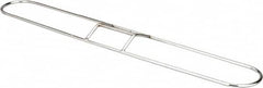 PRO-SOURCE - 24" Long x 3-1/4" Wide Chrome Plated Steel Dust Mop Frame - White, Clip-On - A1 Tooling