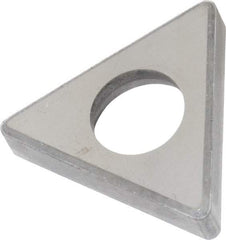 Made in USA - 1/2" Inscribed Circle, Triangle Shim for Indexables - Carbide, 3/16" Thick, ITSN Shim Style, Negative Rake - A1 Tooling