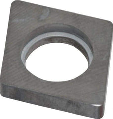 Made in USA - 3/4" Inscribed Circle, Diamond (Shape) Shim for Indexables - Carbide, 3/16" Thick, ICSN Shim Style, Negative Rake, Left Hand Cut - A1 Tooling