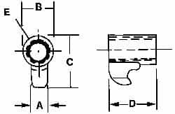 Kennametal - Series A2, Clamp for Indexables - Left Hand Cut, Compatible with 125.616 Clamp Screws - A1 Tooling