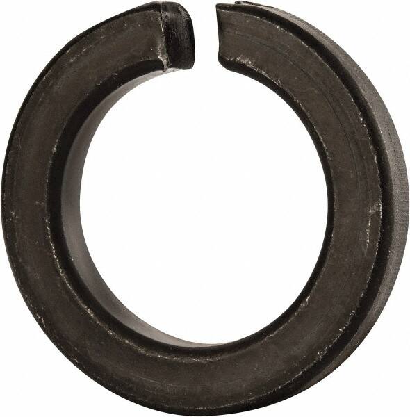 Value Collection - 1-5/8", 1.633" ID, 0.389" Thick Split Lock Washer - Grade 8 Spring Steel, Uncoated, 1.633" Min ID, 1.663" Max ID, 2.553" Max OD - A1 Tooling