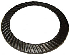 Gardner Spring - 1-1/16" ID, Steel, Belleville Disc Spring - 1-1/2" OD, 0.11" High, 0.079" Thick - A1 Tooling