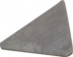 Made in USA - 1/4" Inscribed Circle, Triangle, T Chipbreaker for Indexables - Left Hand, Right Hand Cut, 0.063" Thick, 0.071" Effective Width, Carbide - A1 Tooling