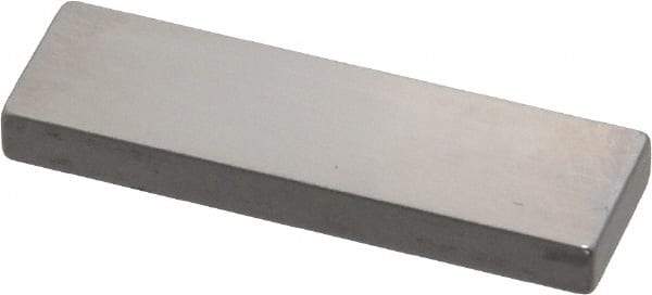 Mitutoyo - 0.124" Rectangular Steel Gage Block - Accuracy Grade 0, Includes Certificate of Inspection - A1 Tooling