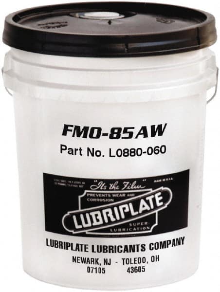 Lubriplate - 5 Gal Pail, Mineral Multipurpose Oil - SAE 5W, ISO 22, 21.26 cSt at 40°C, 3.95 cSt at 100°C, Food Grade - A1 Tooling