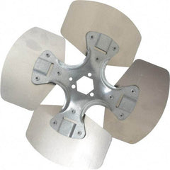 Made in USA - 10" Blade Diam, Commercial Fan Blade - Clockwise Rotation, 4 Blades - A1 Tooling