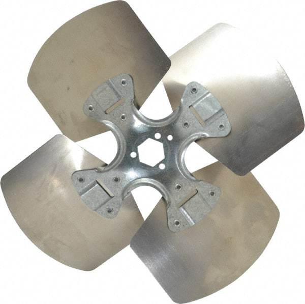 Made in USA - 12" Blade Diam, Commercial Fan Blade - Counterclockwise Rotation, 4 Blades - A1 Tooling